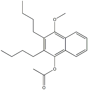 1-Acetoxy-2-butyl-3-butyl-4-methoxynaphthalene
