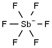 Hexafluoroantimonate (V) Struktur