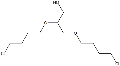 2,3-Bis(4-chlorobutoxy)-1-propanol Structure