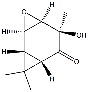 (1R,2R,4R,5R,7S)-5-Hydroxy-5,8,8-trimethyl-3-oxatricyclo[5.1.0.02,4]octane-6-one Structure