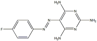 5-(p-Fluorophenylazo)-2,4,6-pyrimidinetriamine