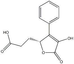 (R)-2,5-Dihydro-4-hydroxy-5-oxo-3-phenyl-2-furanpropanoic acid
