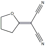 [(テトラヒドロフラン)-2-イリデン]マロノニトリル 化学構造式