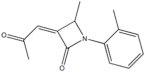 (Z)-3-(2-Oxopropylidene)-4-methyl-1-(2-methylphenyl)azetidin-2-one