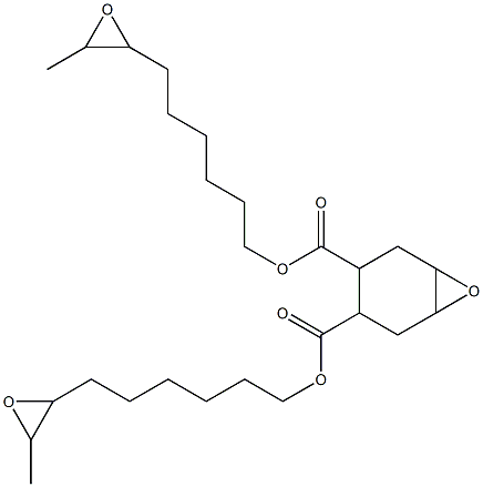 7-Oxabicyclo[4.1.0]heptane-3,4-dicarboxylic acid bis(7,8-epoxynonan-1-yl) ester Structure