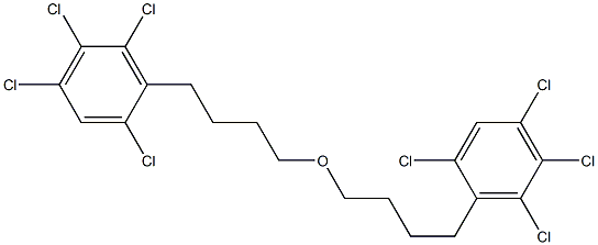2,4,5,6-Tetrachlorophenylbutyl ether Struktur