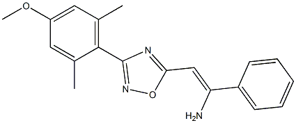 5-[(Z)-2-Amino-2-(phenyl)ethenyl]-3-(2,6-dimethyl-4-methoxyphenyl)-1,2,4-oxadiazole