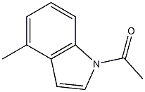 1-Acetyl-4-methyl-1H-indole Struktur