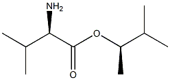 (R)-2-Amino-3-methylbutanoic acid (R)-1,2-dimethylpropyl ester Struktur