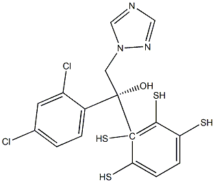 (1R)-1-(2,4-Dichlorophenyl)-1-[[(2R)-tetrahydrothiophen]-2-yl]-2-(1H-1,2,4-triazol-1-yl)ethanol