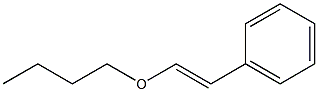 [(E)-2-Butoxyvinyl]benzene,,结构式