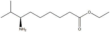 (R)-7-Amino-8-methylnonanoic acid ethyl ester Struktur