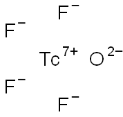 Technetium tetrafluoride oxide Struktur