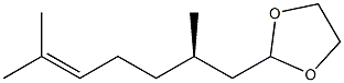 (+)-2-[(R)-2,6-Dimethyl-5-heptenyl]-1,3-dioxolane Struktur