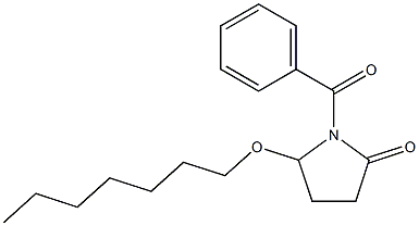 5-(Heptyloxy)-1-[benzoyl]pyrrolidin-2-one Struktur