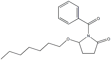 5-(Heptyloxy)-1-[benzoyl]pyrrolidin-2-one 结构式