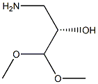 [S,(-)]-3-Amino-2-hydroxypropanal dimethyl acetal Struktur