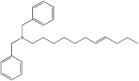 (7-Undecenyl)dibenzylamine Struktur