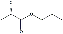 [S,(-)]-2-Chloropropionic acid propyl ester Structure