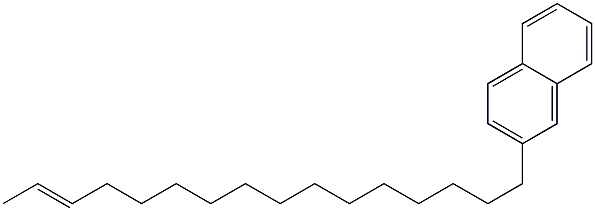 2-(14-Hexadecenyl)naphthalene 结构式