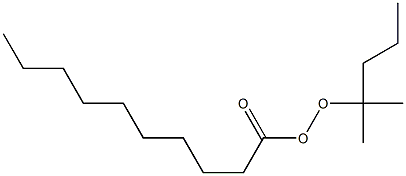 Decaneperoxoic acid 1,1-dimethylbutyl ester Struktur