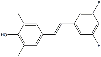 4-[(E)-2-(3,5-Difluorophenyl)ethenyl]-2,6-dimethylphenol