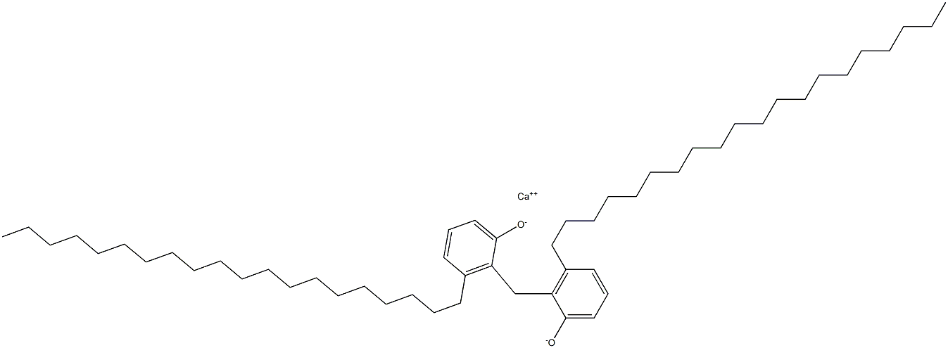 Calcium 2,2'-methylenebis(3-icosylphenoxide) Struktur