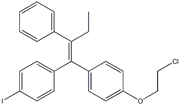 (Z)-1-[4-(2-Chloroethoxy)phenyl]-1-(4-iodophenyl)-2-phenyl-1-butene