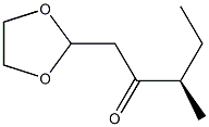 [R,(-)]-1-(1,3-Dioxolane-2-yl)-3-methyl-2-pentanone