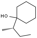 (-)-1-[(S)-sec-Butyl]cyclohexanol 结构式