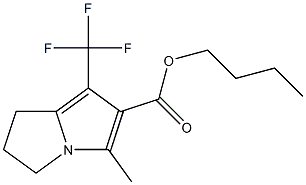 1-Trifluoromethyl-3-methyl-6,7-dihydro-5H-pyrrolizine-2-carboxylic acid butyl ester