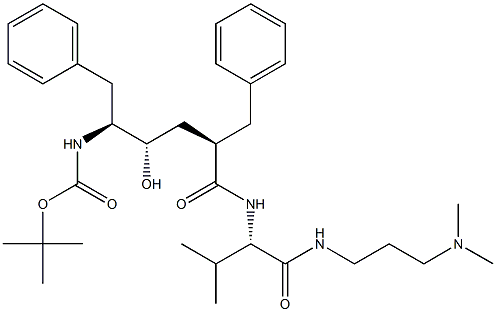 (2S)-2-[[(2R,4S,5S)-5-(tert-Butoxycarbonylamino)-2-benzyl-4-hydroxy-6-phenylhexanoyl]amino]-N-(3-dimethylaminopropyl)-3-methylbutyramide