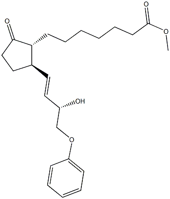 (13E,15S)-15-Hydroxy-9-oxo-16-phenoxy-17,18,19,20-tetranorprost-13-en-1-oic acid methyl ester