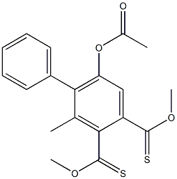 5-Acetoxy-3-methyl-4-phenylthiophthalic acid dimethyl ester