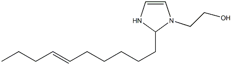 2-(6-Decenyl)-4-imidazoline-1-ethanol Struktur