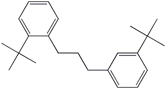 1-(2-tert-Butylphenyl)-3-(3-tert-butylphenyl)propane Structure