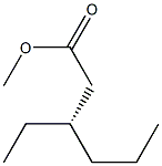 (S)-3-Ethylhexanoic acid methyl ester Structure