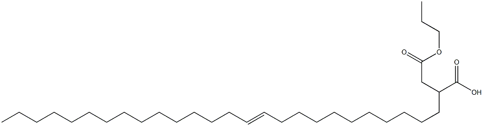 2-(11-Hexacosenyl)succinic acid 1-hydrogen 4-propyl ester 结构式