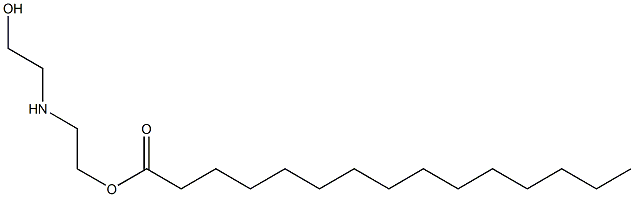 Pentadecanoic acid 2-[(2-hydroxyethyl)amino]ethyl ester Struktur