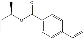 (-)-p-Vinylbenzoic acid (R)-sec-butyl ester 结构式