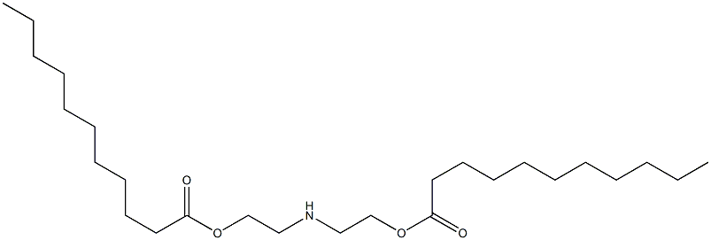 2,2'-Iminobis(ethanol undecanoate) Struktur