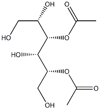 L-グルシトール2,4-ジアセタート 化学構造式