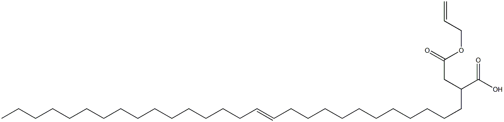 2-(12-Octacosenyl)succinic acid 1-hydrogen 4-allyl ester Structure