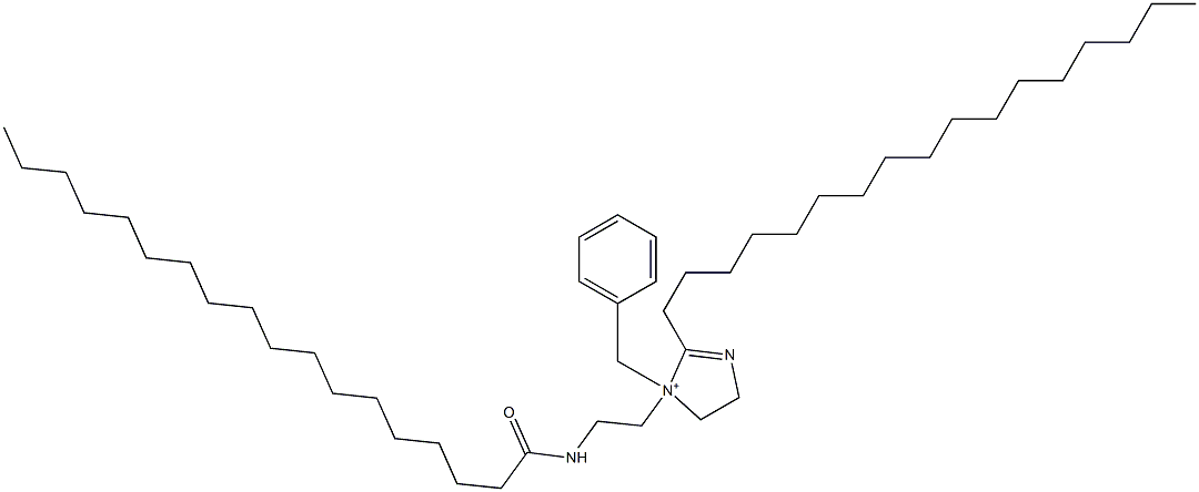 2-Heptadecyl-4,5-dihydro-1-[2-[(1-oxooctadecyl)amino]ethyl]-1-benzyl-1H-imidazol-1-ium