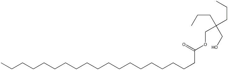 Icosanoic acid 2-(hydroxymethyl)-2-propylpentyl ester Structure