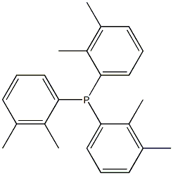 トリス(2,3-ジメチルフェニル)ホスフィン 化学構造式