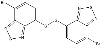 4,4'-Dithiobis(7-bromo-2,1,3-benzothiadiazole) Structure