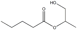 Valeric acid 2-hydroxy-1-methylethyl ester Struktur