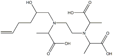 3-(1-Carboxyethyl)-6-(2-hydroxy-5-hexenyl)-2,7-dimethyl-3,6-diazaoctanedioic acid Structure