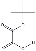 2-Lithiooxyacrylic acid tert-butyl ester Structure